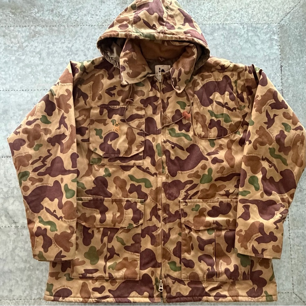Vintage Ducks Unlimited Hunting Field Coat, by Bob Allen, Gore Tex